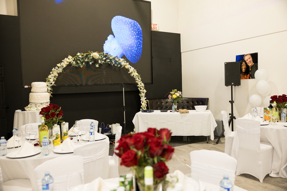 Side view of Banquet Hall